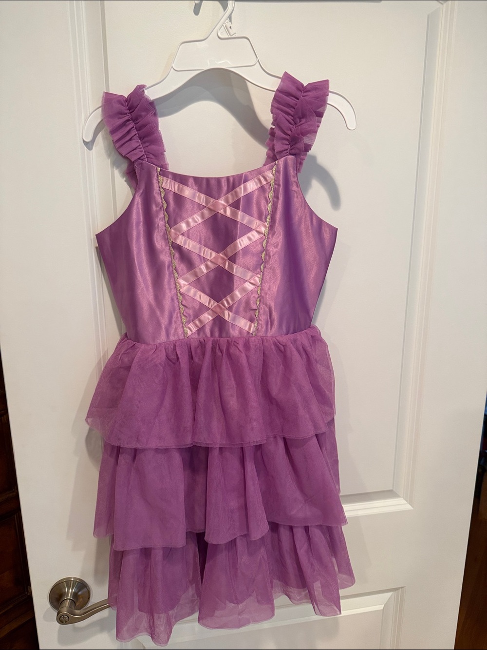 Janie and Jack Disney Lavender Ruffled Tulle Costume Dress